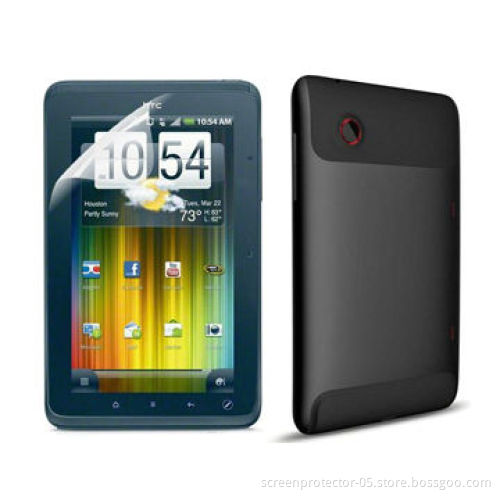 Ultra Clear Screen Protector with Silicone Adhesive Coating, Suitable for HTC EVO-VIEW-4G